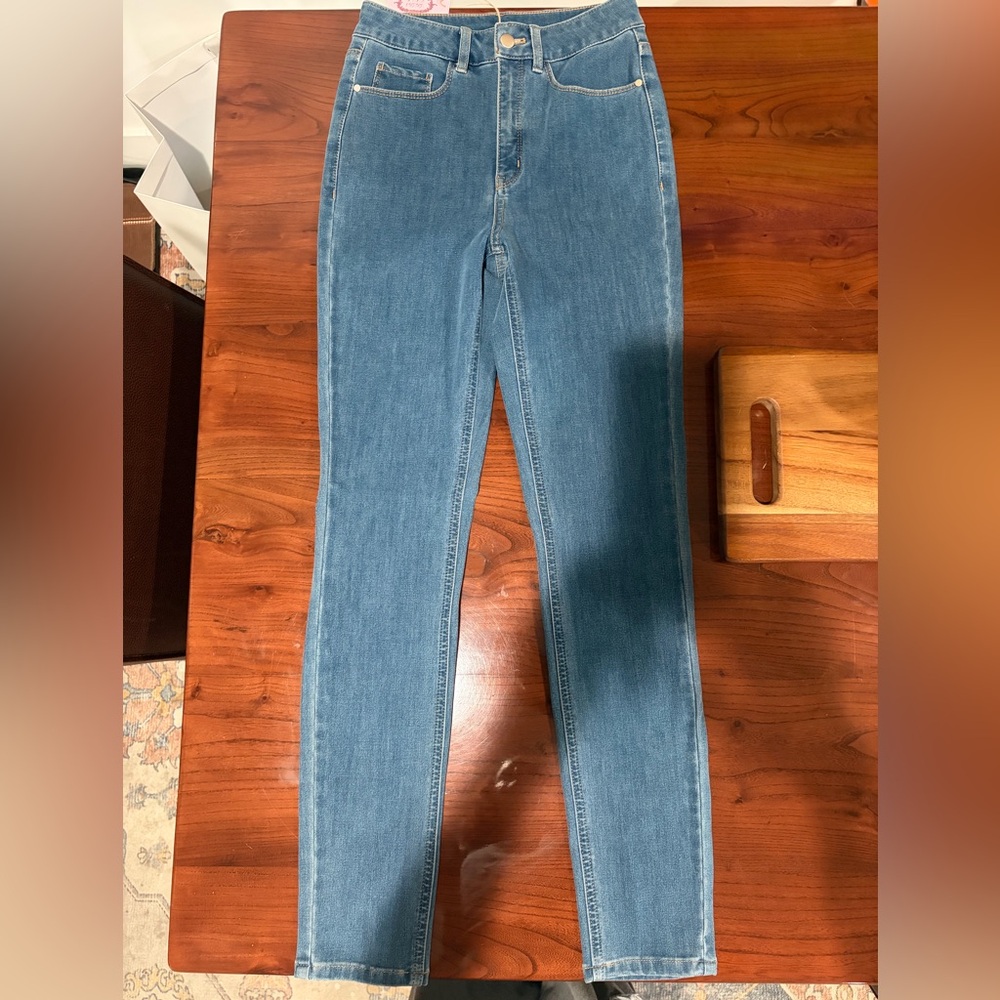 NWT Commando Do It All High Rise Blue Stretch Denim Jeans XS Versatile And Easy!